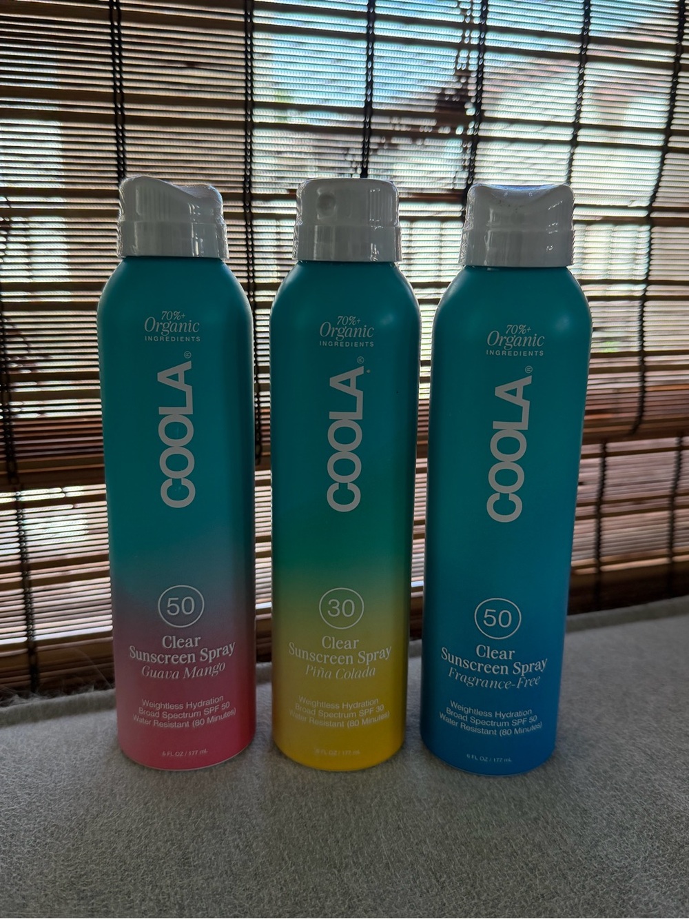 🆕 3 COOLA Sunscreen Sprays (6 Fl Oz, 177 mL)